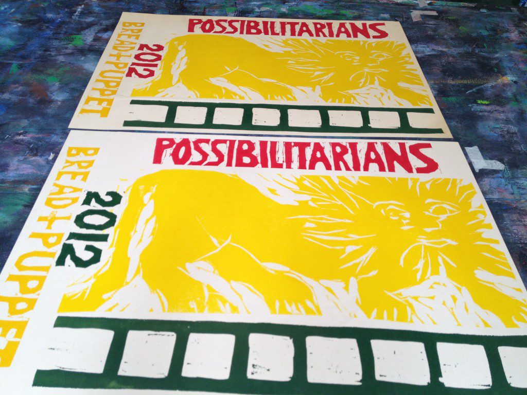 BREAD & PUPPET Printshop Internship: Week 7